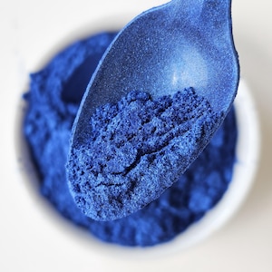Magic Blue Mica Pigments - Powder For Cosmetics, Soap, Paint, Epoxy , Shimmer or Pearl Cosmetic Grade 10 gm, 50gm, 100 gm, 1 oz