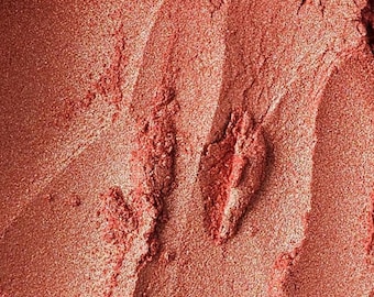 Pigmento de mica perlado de albaricoque: polvo de grado cosmético para resina, jabón y pintura