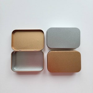 Empty Tin - Watercolor Travel Palette (holds 15 half pans)