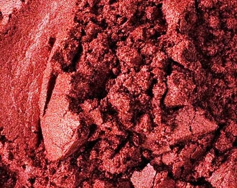 Ruby Red Mica Powder: Cosmetic Grade Pigment for Resin, Soap, Nail Art