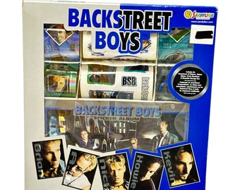 Back Street Boys Sticker Box Set Extravaganza Sandy Lion Vintage New Sealed 2001