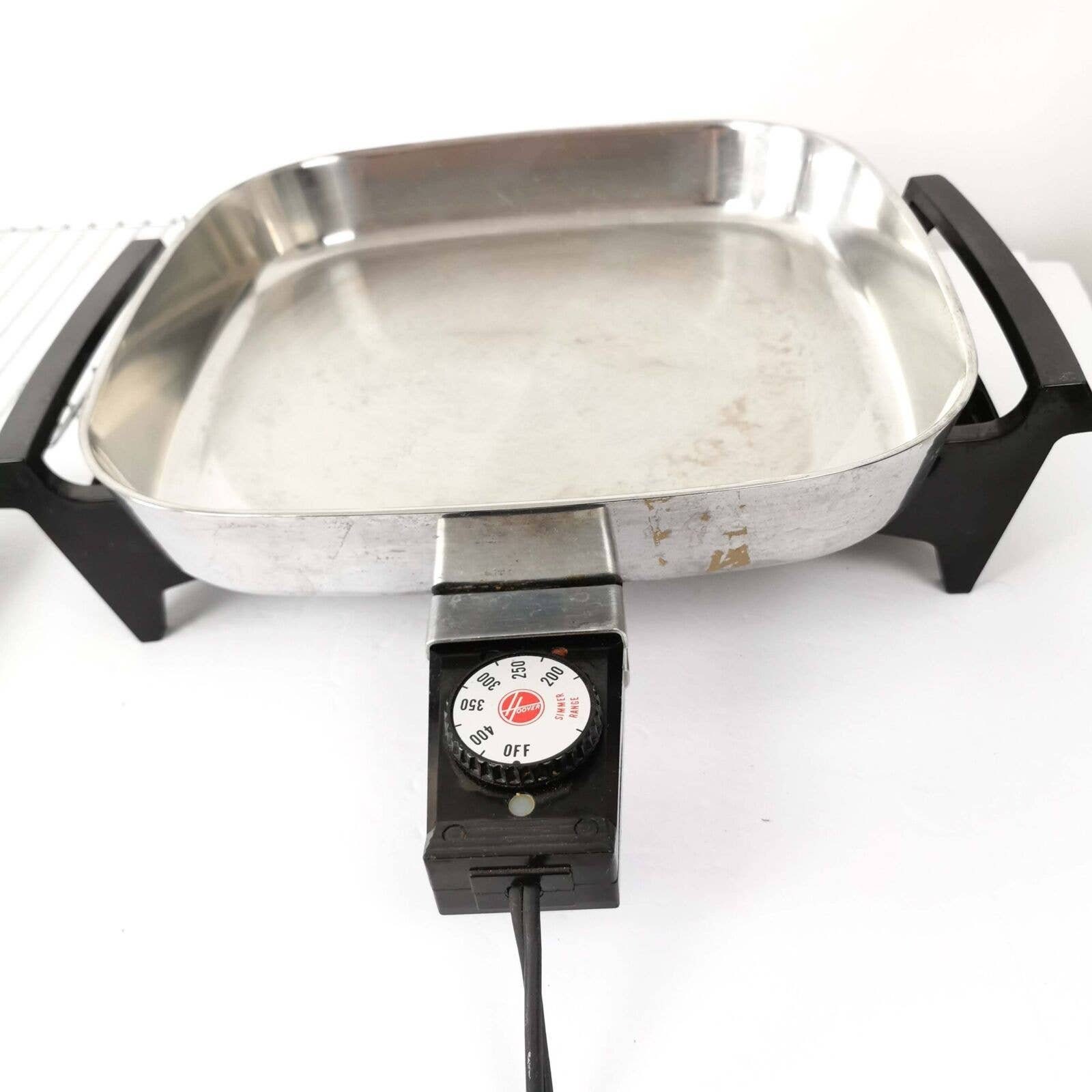 Vintage Hoover Electric Fry Pan BROILER Warming Tray Lid B3009 Etsy