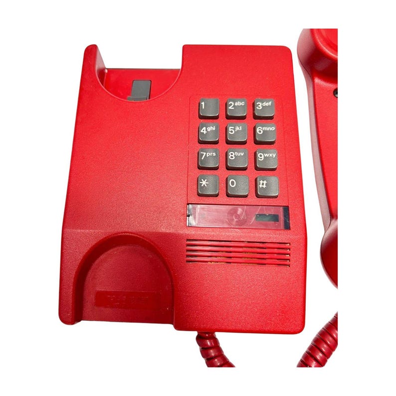 Northern Bell Red Harmony Telephone Touch Tone Canada Etsy Canada