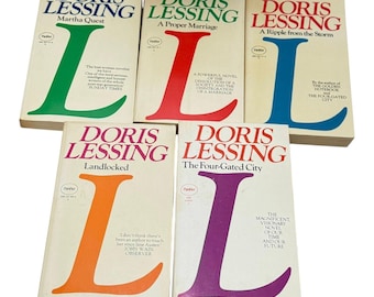 Doris Lessing Children of Violence 5 Book Boxed Set Martha Quest Gold Vintage PB