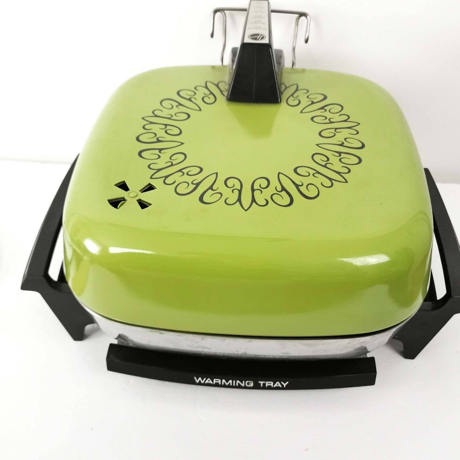 Vintage Hoover Electric Fry Pan BROILER Warming Tray Lid B3009 Etsy