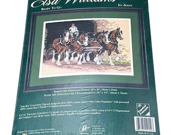Elsa Williams Cross Stitch Kit 14x10 Multi Horse Carriage Chris Cummings 02154