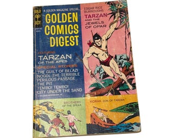 Gold Key Golden Comics Digest Tarzan Multicolor No. 9 1970