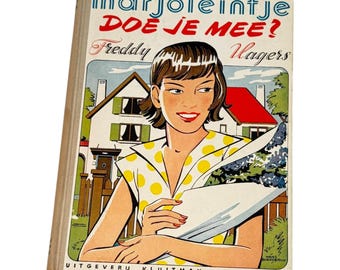 Kluitman Marjoleintje Doe Je Mee HC Freddy Hagers Dutch Book Vintage 1950s