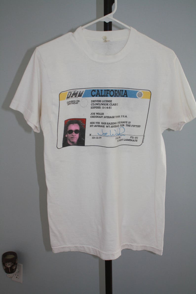 Ordinary Average Guy Joe Walsh T shirt