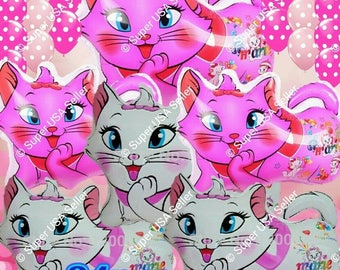 Aristocat Balloons Marie Cat Pet Decor Shower Birthday Party Supply