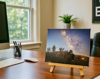 Lighted Old Mill Canvas Print: Boyd, Oregon Photography with Easel