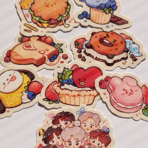 BTS | Cafe BT21 Vinyl Diecut Stickers