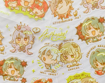 HONKAI STAR RAIL | Amphoreus Clear Transparent Sticker Sheet