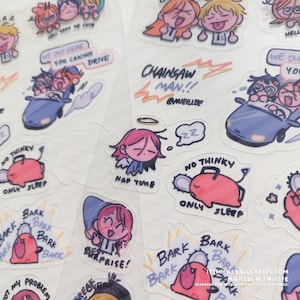 CSM | 2023 VER! Clear Transparent Sticker Sheet