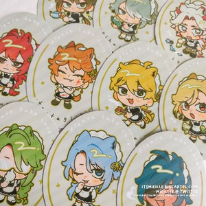 GENSHIN | Maid Catboys Diecut Vinyl Sticker