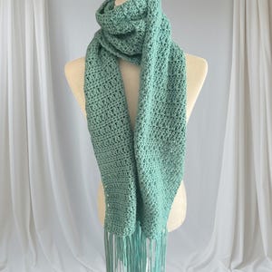 Handmade crochet scarf, Cozy winter or fall accessory, soft and warm gift for her, chunky crochet scarf