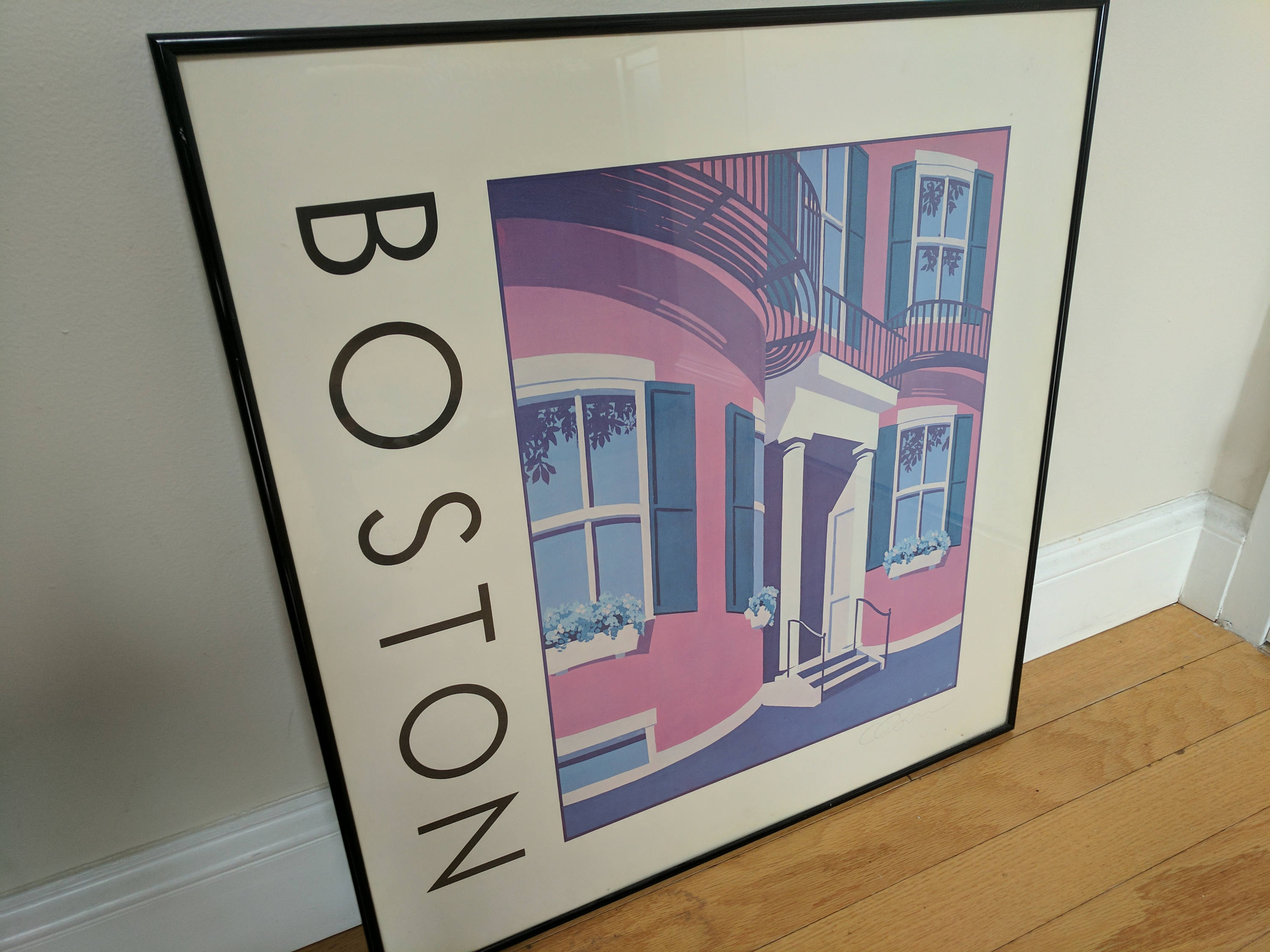 Oren Sherman Boston Framed Print Numbered Etsy