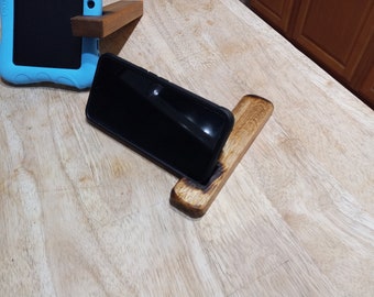 Cell phone, tablet holder, docking station. Father's day gift.