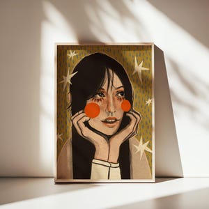 Colorful Portrait Shelley Duvall | Vibrant Pop Art Print | The Shining | Horror Artwork | Gift for Movie Fans & Collectors