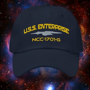 U.S.S. ENTERPRISE G - Star Trek Picard Inspired hat