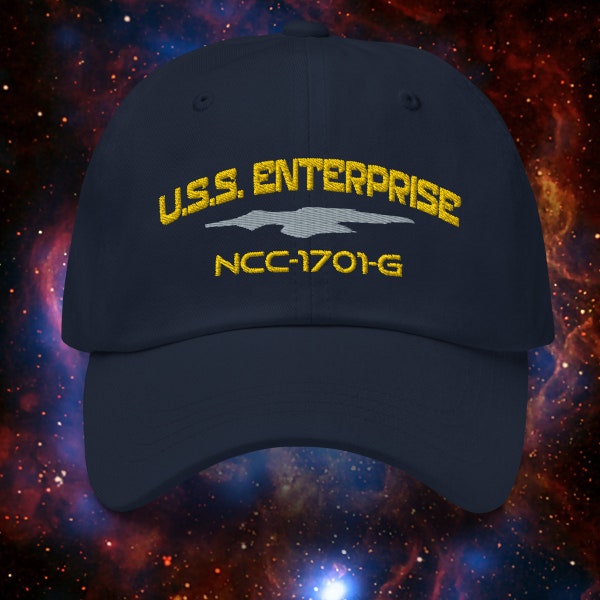 U.S.S. ENTERPRISE G - Star Trek Picard Inspired hat