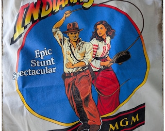 Indiana Jones Epic Stunt Spectacular vintage inspired Unisex t-shirt disney