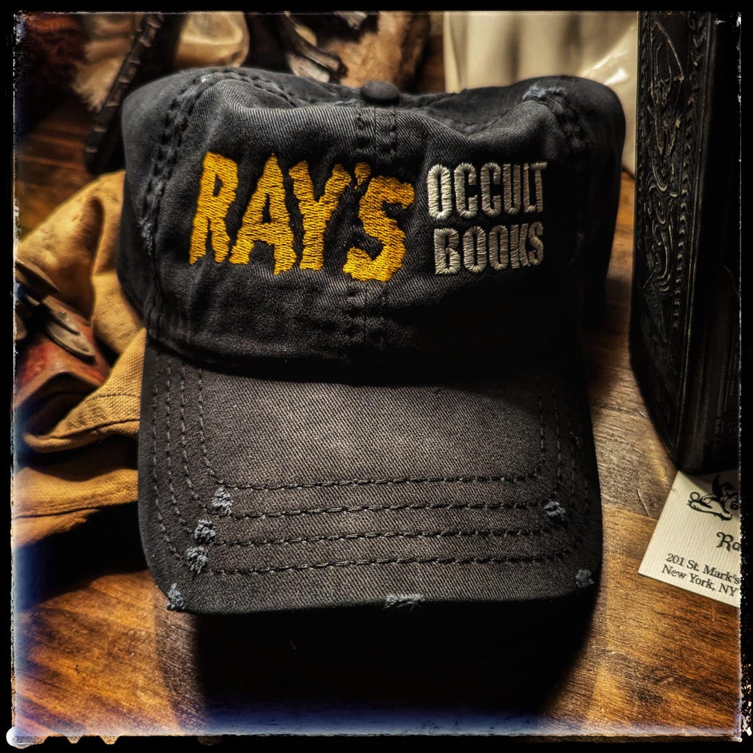 Rays Occult Books Distressed Dad Hat - Ghostbusters Inspir D - Etsy