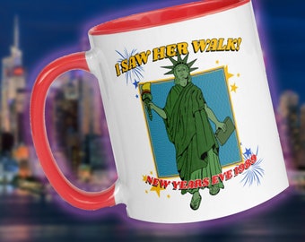 Kubek na kawę „I Saw Her Walk” – inspirowany Ghostbusters II – Statua Wolności