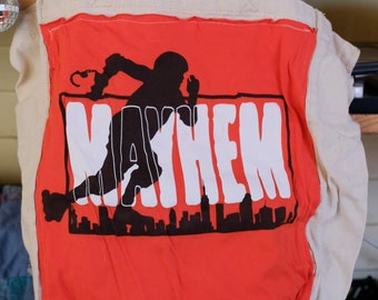 Gotham Roller Derby New York City, NY Upcycled Tote Bag