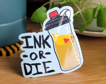 INK OR DIE - Splatoon 3" Sticker