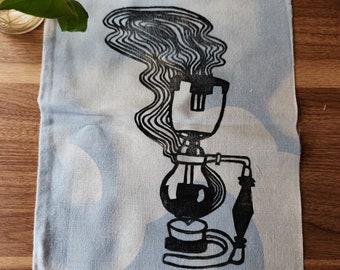 Siphon Coffee Maker - Block Print Patch