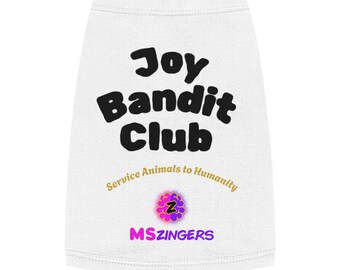Joy Bandit Dog Shirt | Certified Glimmer Dealer Pet Tee | Dog Lovers Gift