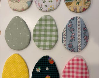 Fabric Easter Egg, Reusable Treat Holder, Easter Basket Filler