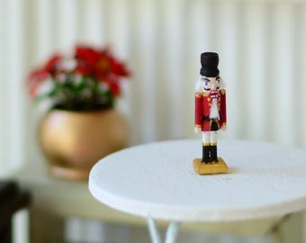 Miniature Nutcracker - 1/12th Scale Nutcracker- Extra Small Miniature Nutcracker - Miniature Christmas Decor