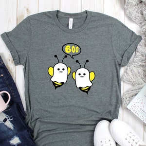 Halloween Boo Bee Shirt: Funny Ghost Costume Tee