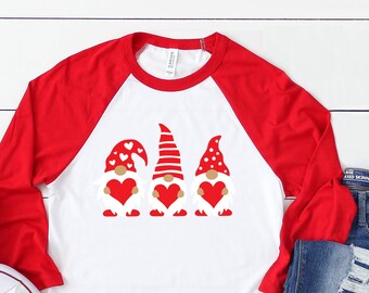 Valentines kaboutershirt, Valentijnsdag raglan T-shirt, leuk valentijnscadeau voor vrouwen, valentijnskaartshirt voor vrouwen, grafisch T-shirt voor vrouwen