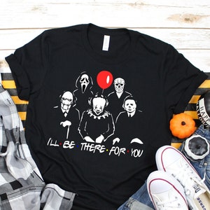 Horror Movie Friends Halloween Shirt: Scary Squad Tee