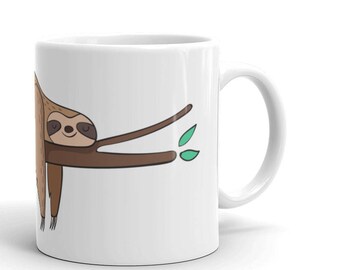 Sloth Coffee Mug, Sloth, Coffee Mug, Coffee Cup, Cute Sloth Mugs, Coffee