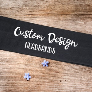 Custom Headbands, Girls Headbands, Adult Headbands, Personalized Headbands, Team Headbands,  Sports Headbands, Cotton Headband