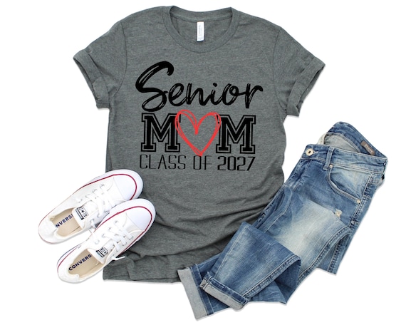Senior Mom, Senior Dad Graduation Shirt, Graduation Mom Shirt, Graduation Dad, Class of 2027 T-Shirt, Class of 2027 Family Graduation Shirt