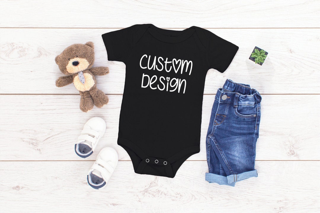 Personalized Baby Bodysuit, Custom Baby Shirt, Custom Baby Shower Gift,Custom Birth Announ