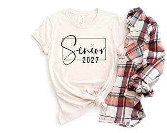 Senior 2027 T-Shirt, Class of 2027 Shirt, Senior Graduation Shirt, High School Senior Graduate Gift, Back to School Shirt