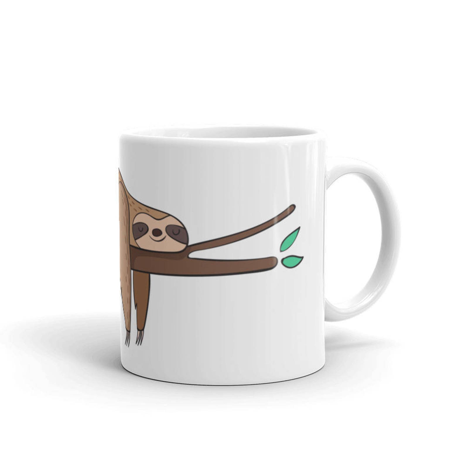 Sloth Coffee Mug Sloth Coffee Mug Coffee Cup Cute Sloth Etsy