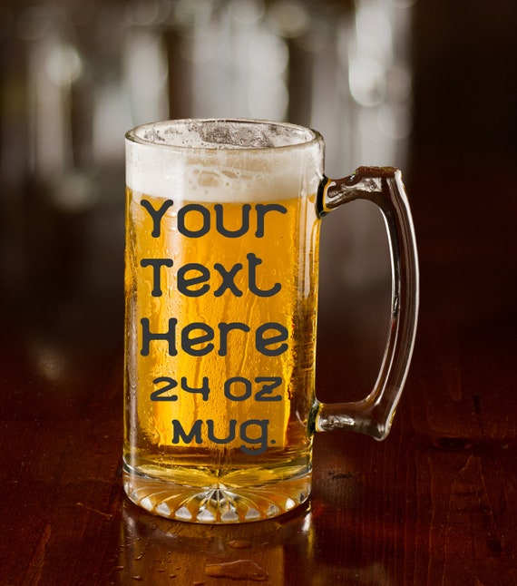 Custom Beer Mug Beer Mugs Name Mug Custom Beer Mugs | Etsy