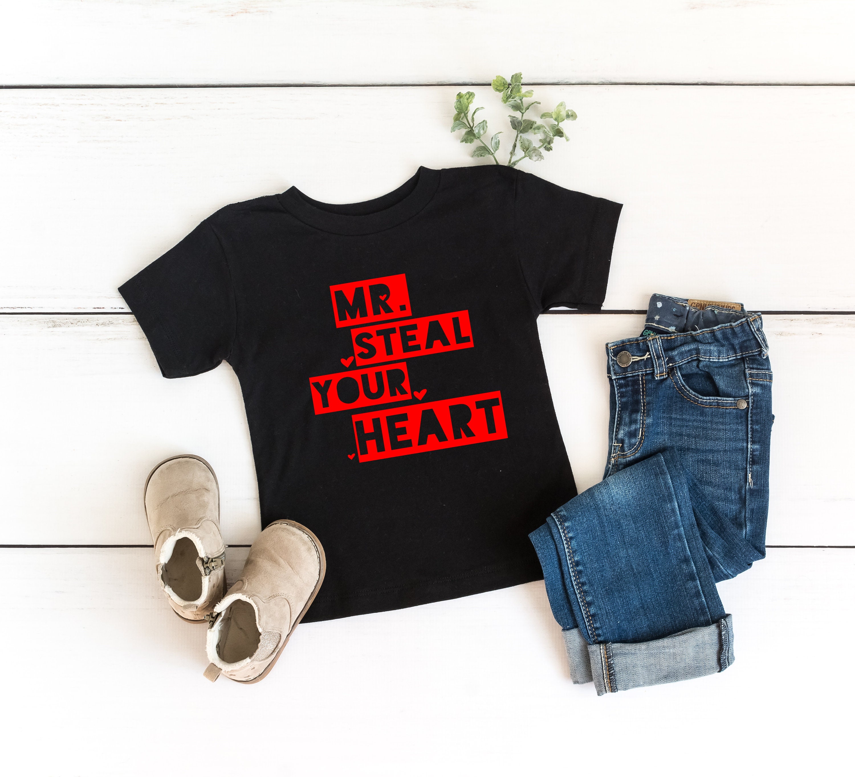Mr Steal Your Heart Shirt Valentines Day Shirt Valentines | Etsy