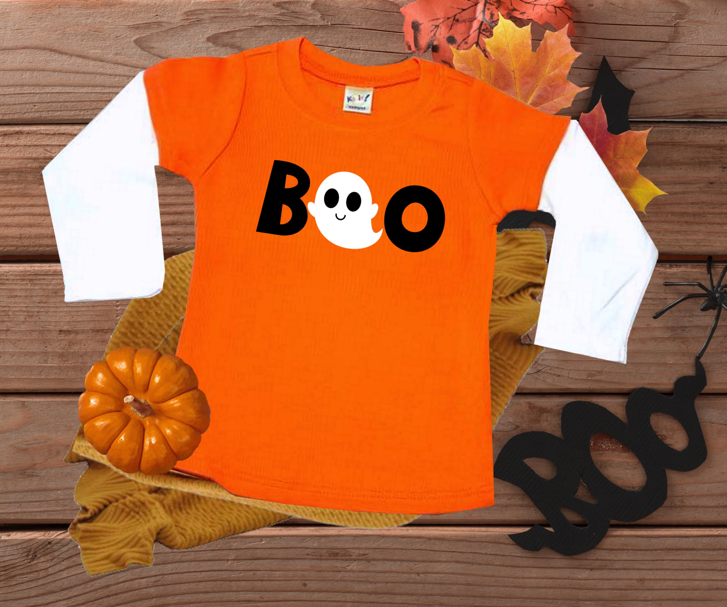 Baby Boo Ghost Costume Cute Easy Halloween Toddler//Infant Kids T-Shirt