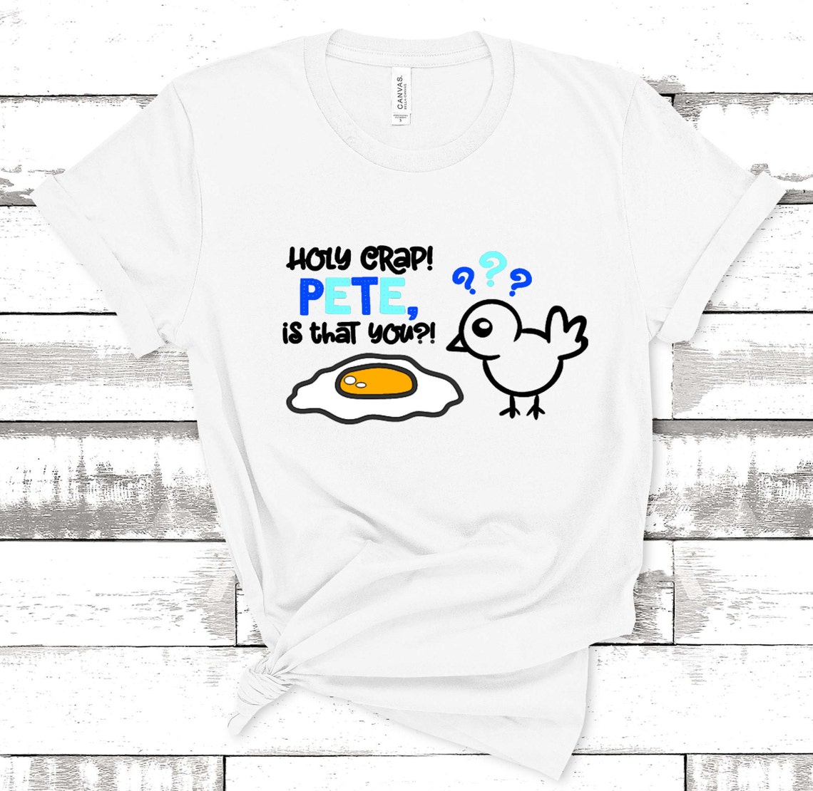 Funny Easter Shirt Women Easter TShirt Holy Crap Pete Etsy