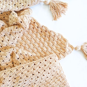 Crochet Baby Blanket Pattern,  Easy Crochet Baby Blanket Pattern