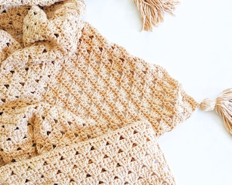 Crochet Baby Blanket Pattern,  Easy Crochet Baby Blanket Pattern