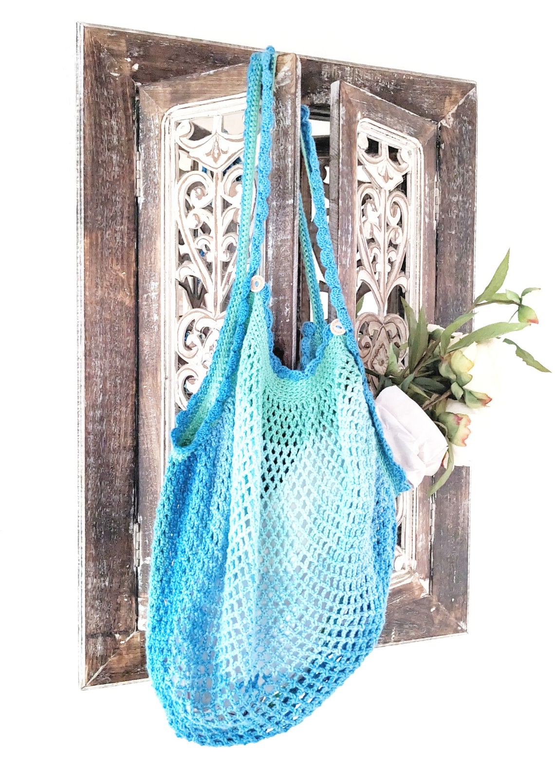 Crochet Farmer's Market Bag Pattern Crochet French Market Etsy